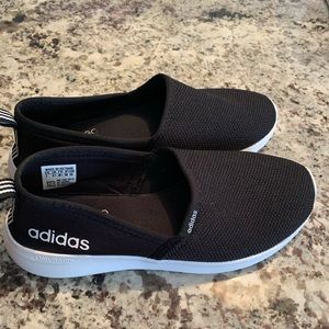 Adidas cloud foam slip ons